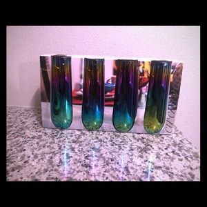 Rainbow Luster Stemless Flute